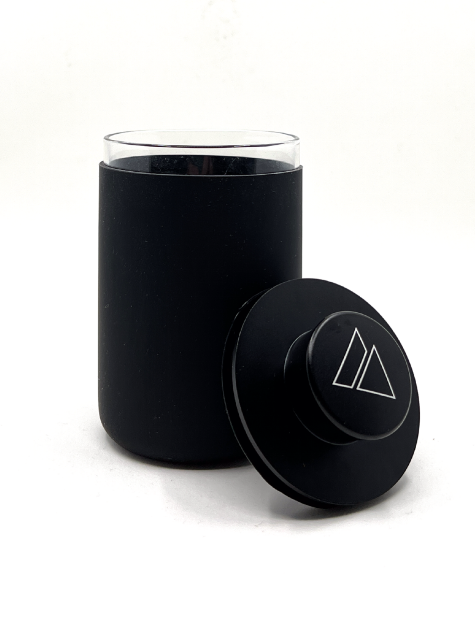 Storage jar, airtight with aircraft aluminum lid and silicone coating